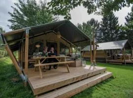 Glamping La Yurta nel Verde luxe ingerichte 4-6persoons Glamping tent