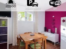 Le Cocon des Lecques - 37m2 - 500m de la Plage & Port - Wi-Fi - Parking - Calme