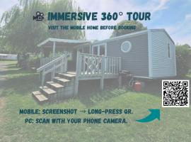 Mobil-home 4 personnes dans camping 5 étoiles proche de la mer: Houlgate şehrinde bir otel