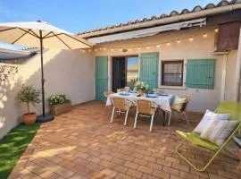 La Cigaline - Maison 4 personnes avec grande terrasse - Parking - Proche plage - Linge et ménage compris