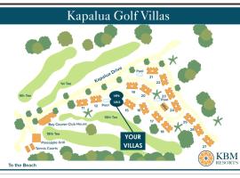 Kapalua Golf Villas 2 Free Rental Cars KBM Resorts Beautiful Remodel 2 Units 4 Bedrooms ML-1129, hotelli kohteessa Kapalua