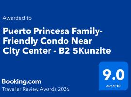 Puerto Princesa Family-Friendly Condo Near City Center - B2 5Kunzite, hotel a Puerto Princesa
