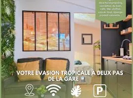L'Évasion Tropicale, Queen Size, Jardin & Gare