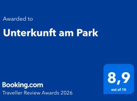Unterkunft am Park &ndash; kwatera prywatna 