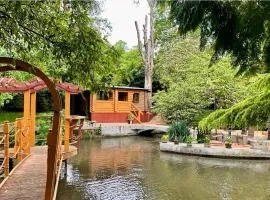 Traditional Log Cabin next to Harry Potter Studios