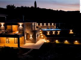 Orraon Luxury Villa - Exclusive retreat with panoramic views and infinity pool, hotel com banheiras de hidromassagem em Lefkada Town