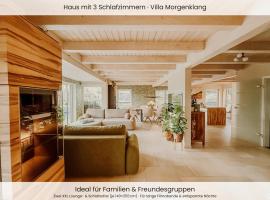 Schäfers - Ihr Wohlfühlort - Hochwertige Ausstattung, Naturgrundstück mit Bachlauf, Terrassen, WLAN, Parken - an 2 Seen bei Leipzig, viešbutis mieste Grospiosna