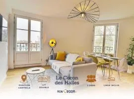 Le Cocon des halles * Ideal Couple ou solo * WiFi * Élégance * Pieds des Halles
