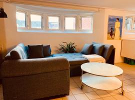 Lovely bright basement apartment with tea kitchen, hotel di Arhus