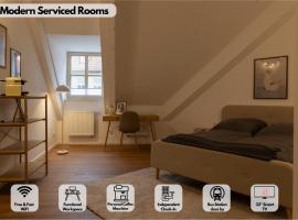 BM Rooms Innenstadt - Große Moderne City Apartments mit eigenem Bad im Herzen der Stadt, hotell i Bamberg