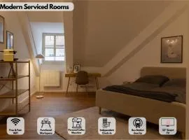 BM Rooms Innenstadt - Große Moderne City Apartments mit eigenem Bad im Herzen der Stadt