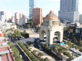 Luxury CDMX Terrace View Monument Revolution y GYM