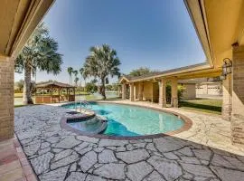 Pool and Game Room Waterfront Harlingen Home