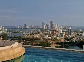 Beachfront Condo 1605 Murano Centro 1, Near Walled City Airport Pick Up, hotel u gradu Kartahena de Indijas