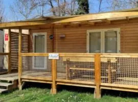 Mobil-home confortable avec terrasse à Challes-les-Eaux - API-1-52-1281