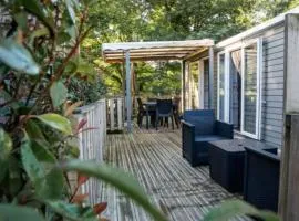 Mobil home à Espelette pour 5 pers. avec terrasse - API-1-52-1579