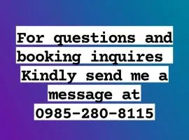 Baguio niceView transient for booking reach zero nine eight five two eight zero eight One one five