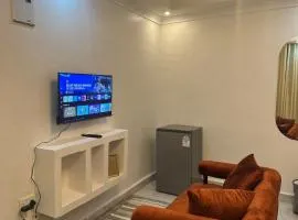 Modern Budget Studio with Workspace, Near Transit