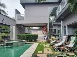 Casa de temporada com piscina