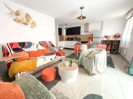 Le Roses- Spacieux T3 cosy proche gare de Lisieux