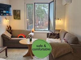 Baham-Apartment Nuernberg - including hot tub, sauna, massage chair, roof terrace, barbecue - metro 15 min, exhibition center 8 min walk, hôtel à Nuremberg