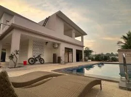 Moksha farms -3bhk private villa with pool and nature