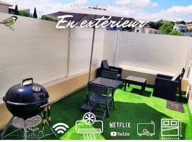 logement indépendant avec terrasse "Les Mésanges"