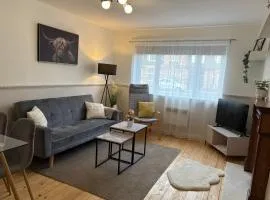 Modern apartment in Glasgow West End, free parking