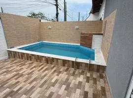 House with pool in Itanhaém Cibratel 2, SP