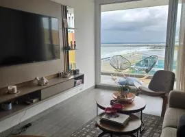 Luxury Oceanfront Apartment Spiaggia 2BR 3BA Playa azul Cartagena