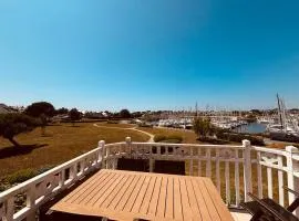 Duplex pour 4 avec vue du le port du Crouesty