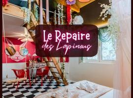 Le Repaire des lapinous, suite rêveuse et curieuse !, hotelli kohteessa Le Teich