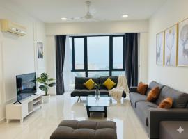 High floor Seaview 2BR Jazz Suite Bathtub &Sauna, Hotel in Tanjong Tokong