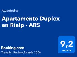 Apartamento Duplex en Rialp - ARS, hotel di Rialp