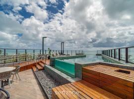 Studio em Condomínio Beira-Mar c/Piscina|BRE0116, hotel v destinaci João Pessoa