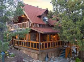 Big Tree Lodge Cozy Cabin w Firepit Piano Bar Deck