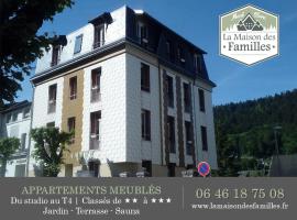 La Maison des Familles 10 appartements, Unterkunft zur Selbstverpflegung in Le Mont-Dore