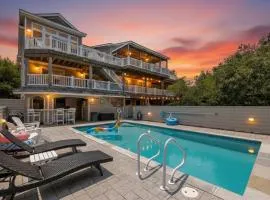 Beach Cabana - Southern Shores, 6 En-Suites, Elevator, Pool, Cabana Bar, Hot Tub, Game Room
