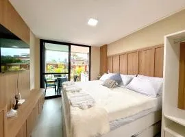 Studio Premium no Beach Class Summer | Resort na Praia do Cupe