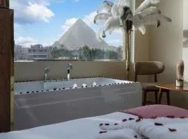 Pyramids Palace view inn With Rooftop Access & free airport pickup