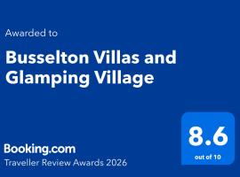 Busselton Villas and Glamping Village、バッセルトンのホテル