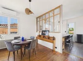 Maison tout confort pour 8 avec jardin