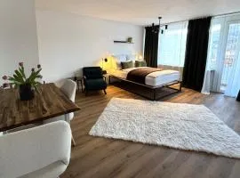 Design Apartment mit Blick auf Freiburg