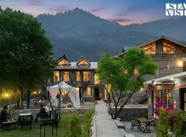 StayVista at The River Story with Lawn, BBQ