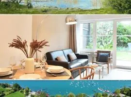 Snug Stays 2 - Design Studio am See mit Terrasse, Garten, 40m vom See