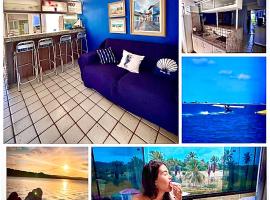 Studio Flat Gavoa Resort - Vista incrível de Itamaracá, hotel i Igarassu