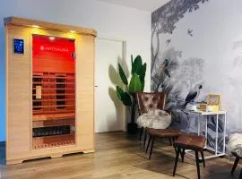 Deine private Sauna-Oase - Infrarot - Bademäntel - Peony 1