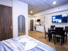 Apartamento Moderno con Vista Piscina Infinita Secrt Escalante, Hotel in San Pedro