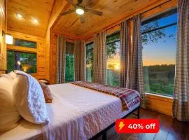 OMG Views-5 Min to Hochatown-Hot Tub-Firepit-Bathtub-Deck