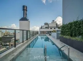 Apto c/ Churrasq. em Cond. c/ Piscina EVH0609